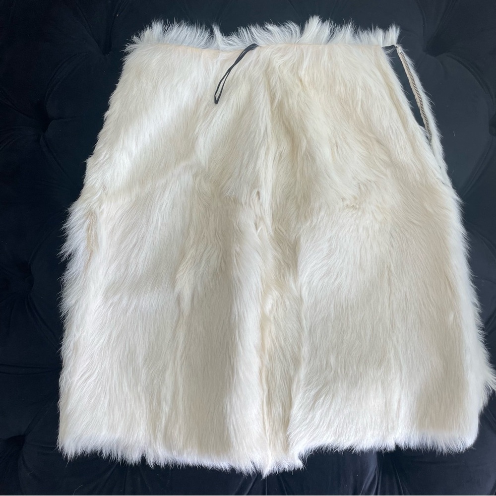 Vintage Fur Mini Skirt